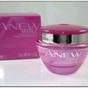 Avon Anew Vitale Night Cream Full Size 1.7 oz Retired Discontinued SEALED